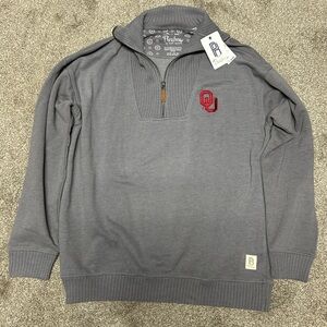 Oklahoma Sooners Pressbox Quarter-Zip Sweatshirt